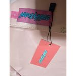 Edikted NEW Pink Low Waist Zip Faux Leather Vegan Straight Mini Skirt Size S Photo 4