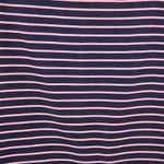  Navy and Pink Striped Skirt Size 6 Talbots Preppy Striped Knit Skirt Photo 1