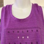 The North Face Women’s Classic Fit Razorback Heather Purple Tank Top- Small Photo 3