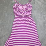 Lilly Pulitzer  Pansy Purple‎ Striped Spaghetti Strap Sun Dress Size XS Women's Photo 0