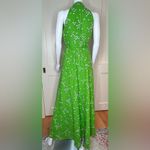 Vintage 70’s Lanz Original Maxi Dress, Kelly Green & White, Vintage Sz 13 Photo 6