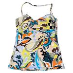 Anne cole Women's Floral Twist-Front Tankini Top L Multicolor Photo 0