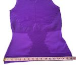 Alexander Wang ALEXANDER‎ WANG Sleeveless Mesh Cutout See Through Collared Top Purple Medium Photo 9