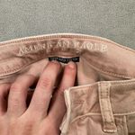 American Eagle  Jeans Womens 8 Pink Jeggings Mid Rise Crop Super Stretch Denim Photo 6