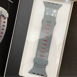 BELKIN Gray/Pink Rubber Silicone Apple Watch Band for 42mm/44mm Photo 6