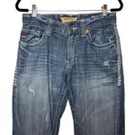 Big star ‎ Union Straight Leg Jeans Blue Distressed Wash Size 30L Photo 1
