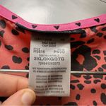 Heart soul  Orange/Coral Animal Print Short Sleeve Scrub Top size 3XL Photo 2