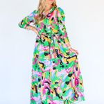 NWT SundayUp Sunshine on my Mind Maxi Dress Green Photo 1