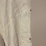 Ralph Lauren Lauren Black Label White Shantung Cargo Pant Women's size 14W Photo 4
