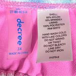 Decree  Size 3X Tie Dye Ruffle Hem Tie Front Bikini Padded Top w/Side Wir… Photo 9