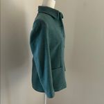 Petite Sophisticate Teal Wool/Cashmere Blazer sz 4p Photo 3