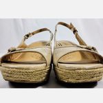 Naturalizer  Cream Wedge Sandals Photo 4
