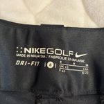 Nike  Womens Dri-fit Black Bermuda Golf Shorts- 8 Athletic Stylish‎ & Performance Photo 2
