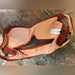 J.Crew  Scrunchie Knotted Wide Strap Scoop Neck Ribbed Bikini Top Size XXL Photo 5