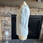 Rebecca Taylor  Light Blue Ruffle Sleeve Tee Photo 5