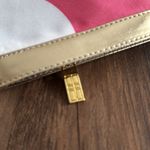 Elizabeth Arden Stylish Pink and Gold Polka Dot Cosmetic Bag Photo 5