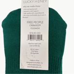 Free People Movement NWT FP Movement Women's Classic Ruffle Socks | One Size | Midnight Jade Photo 5