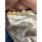 Summersalt Bikini Set Triangle Top Size 4 & Mid Rise Bottom Size 6 Leopard Photo 10