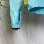 Nike  Blue & Black 1/2 Zip Long Sleeve Sport Athletic Shirt Top L Photo 3