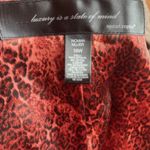 Apostrophe Womens 16W Blazer Brown Long Sleeve Career Animal Print Notch Lapel Photo 6