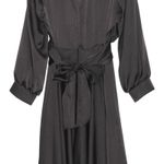 Modest Hijabi Friendly Long Sleeve Maxi Formal Dress Size XL Black Photo 6