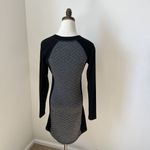 Smartwool  Quilted Long Sleeve Dress Womens‎ Diamond Peak Size XS Gray Black Photo 2