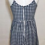Forever 21 Short Dress Plaid White and Blue Photo 3