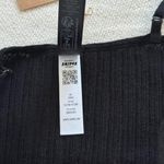 SKIMS Sheer Knit Cami Bodysuit in Onyx, Size X-Small Photo 8