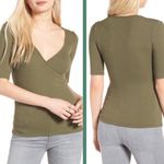 Leith Ribbed Surplice Top. Xs Photo 1