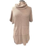 UGG  Taupe Tan Selby Cable Knit Turtleneck Tunic Sweater Mini Dress size Medium Photo 4