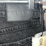 GRLFRND  The Stella Black Denim Skirt size 24 Photo 5