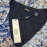 Tahari New Paisley Fit Flare Tiered Sleeveless V-Neck Dress Blue XS Photo 10