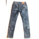 Nicole Benisti Distressed Jean Gray Size 28 Paint Splat NWOT Distressed Denim Photo 12