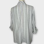 Cato  Striped Blazer in a Blue and White Pattern (964) Photo 2