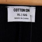 Cotton On 💥 Cotton-On Black Ribbed Long Sleeve Mini Dress Photo 4