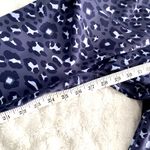 Aerie  Offline Blue Leopard Print High Rise Athletic Yoga Goals 7/8 Leggings S Photo 7