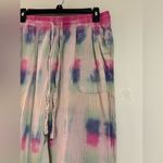 Handmade North River Outfitters Tie Dye Drawstring Pants size large Pink Photo 2