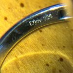 Natural Blue Moon Turquoise Sterling Silver Snake Ring Size 7 Photo 5