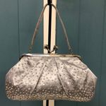 Kate Landry  silver sequin clutch bag 10” x 5” evening‎ bag Photo 1