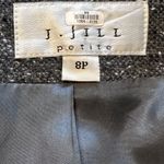 J.Jill grey speckle woolen skirt jacket‎ 2pc suit size 8P vintage Gray Photo 9