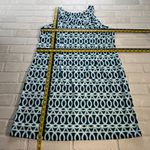 LULU B Dress Womens XL Blue Geometric Sleeveless UPF 50 Strappy Travel Resort Photo 1