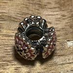 Chamilia Pink Blooming Zinnia Flower & Pink Glass Bead Charm Photo 9