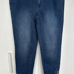 Cache Vintage Y2K Lace up Embellished Jeans, Size 6, Like New Photo 0
