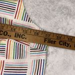 Target Vintage  Pride Rainbow Lines Gender Inclusive Linen Dress Size XS Photo 7