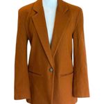 David Benjamin Vintage Wool Blazer Jacket Women’s Size 8 Burnt Orange Photo 0