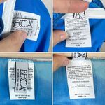 Becca Re Virtue One Piece Swimsuit Skirt and Coverup Blue Crochet Photo 2