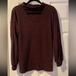 Lime Lush  Boutique Women's Mock Neck Cut Out Top Size M/L Photo 1