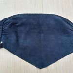 Guess Collection VTG leather tie-back bandana tube top w/ braided trim size L OS Photo 5