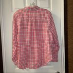 Time & Tru  Pink Plaid Print Button Up Blouse size XXL Photo 7