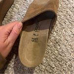 Birkenstock Papillio Namica Tea Suede Size 42 US 11 Wedge Cork Slide Sandals Brown Photo 1